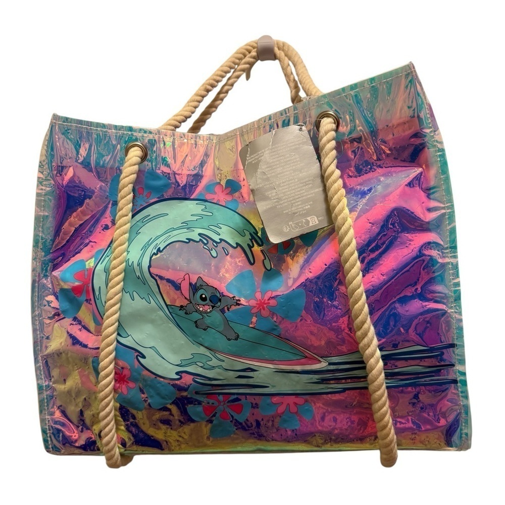 Disney 2023 Lilo & Stitch Surfing Stitch
Iridescent Large Tote colorful,shiny